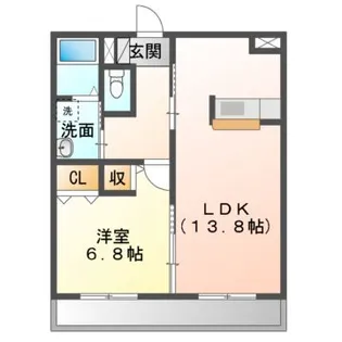 三重県津市幸町【マンション】の間取り