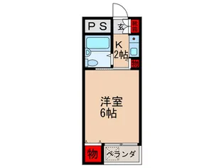 ミレスティマンション【2階】の間取り