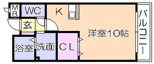 ラ フローラ【3階】の間取り