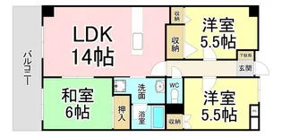 ネオパトスSI【7階】の間取り
