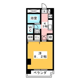 グランパレ中央林間【2階】の間取り