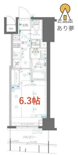 ZOOM横浜関内【11階】の間取り