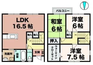 セジュール梅田の間取り