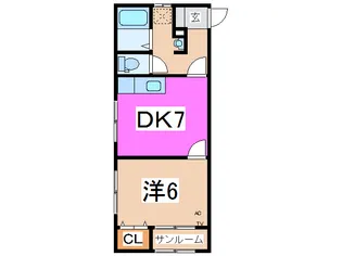 花沢アネックス【1階】の間取り
