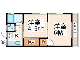 大杉荘【2階】の間取り
