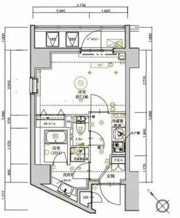 ARTESSIMO ESK【8階】の間取り