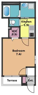 ボヌールメゾン【1階】の間取り