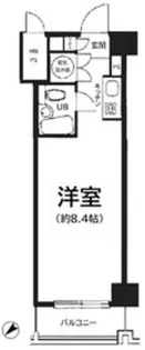 クラウン築地【4階】の間取り