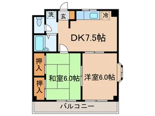 グリーンヒル大泉【3階】の間取り