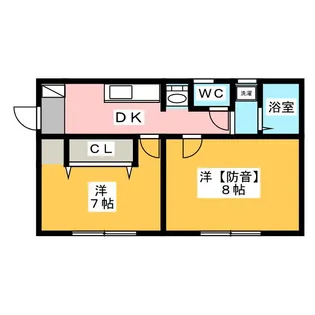 ソナーレクァルテット【2階】の間取り