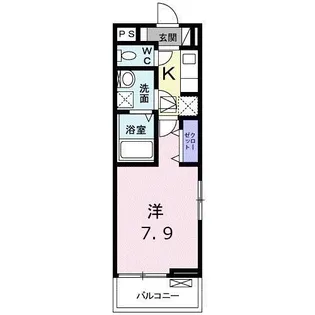 ロジェ・みゆき【1階】の間取り