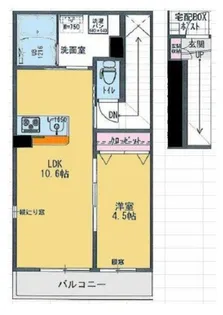 アビオン西国【2階】の間取り