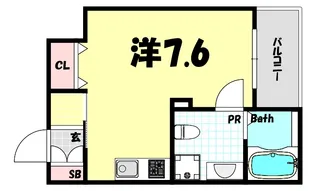 サンクラッソ神戸山手【1階】の間取り