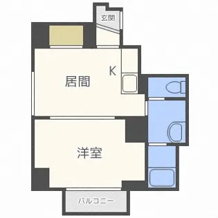 クレアシオン桑園II【5階】の間取り