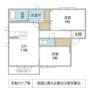 パステルタウンA【2階】の間取り