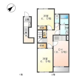 プロニティー・ヒルズ【2階】の間取り