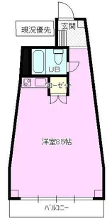 リーベ石堂【4階】の間取り