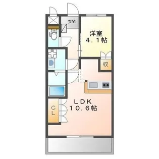 エスペラントJ【2階】の間取り