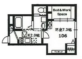 FIORE尾久【1階】の間取り