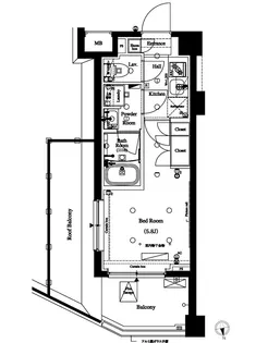 アークマーク品川中延Sta.【4階】の間取り