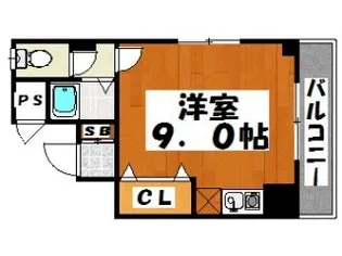 リブジョイみのしま【2階】の間取り