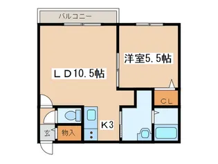 ラ・メール【4階】の間取り