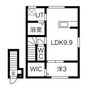 BASE大垣【2階】の間取り