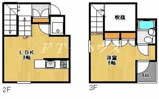 カーサハーツ【3階】の間取り
