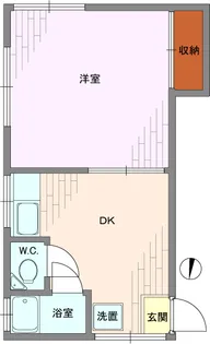 啓成ハイツ若葉第1【2階】の間取り