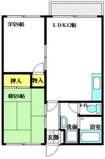 メゾン本町【1階】の間取り