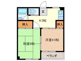 つちだマンション【3階】の間取り