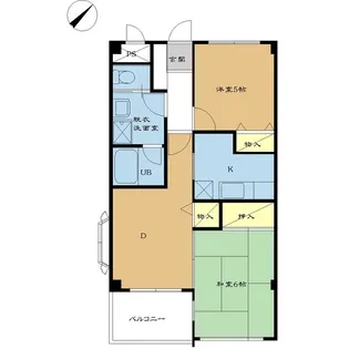 ブライトシティー【4階】の間取り