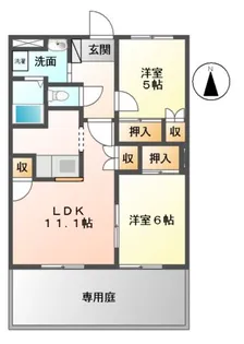 Grandoule M&Y【1階】の間取り