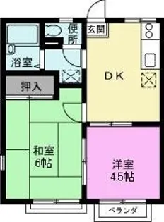 さくらコーポ【2階】の間取り