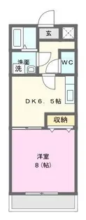 メイプルバンク【1階】の間取り
