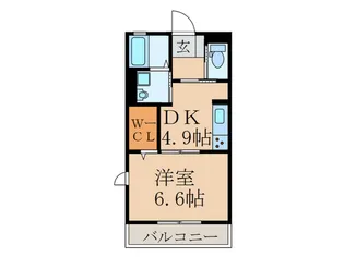 ハイム ボヌ-ル【1階】の間取り