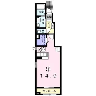 グレイス メゾン【1階】の間取り