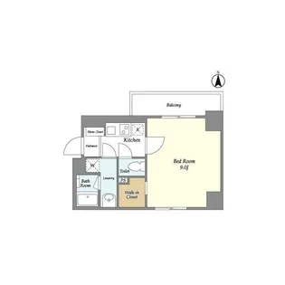 BLAU菊川【7階】の間取り