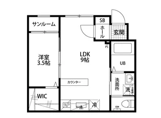 Libra白山2号棟【1階】の間取り