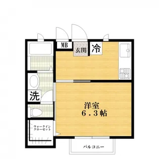 リヴェールS【1階】の間取り