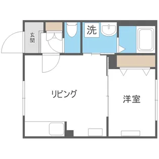 ラフィーネ西町【2階】の間取り
