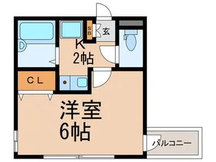 クラウンハウス【1階】の間取り
