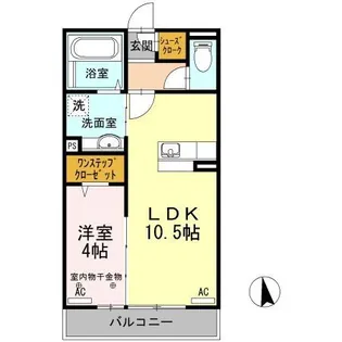 ブルーム【2階】の間取り