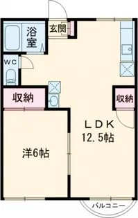 ハイツ宝 B【2階】の間取り