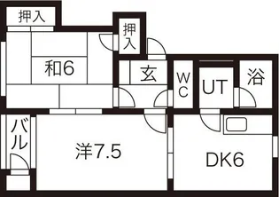 アップルヴィレッジ Y棟【2階】の間取り