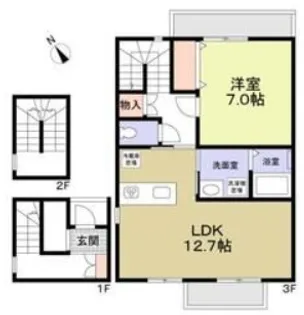 ケー.ヴァン ヴェールの間取り