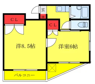 フジマツ第5ビル【1階】の間取り