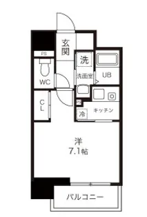 DeLCCSshinagawa デルクスシナガワ【4階】の間取り