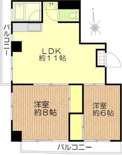 ニュー番衆ビル【7階】の間取り