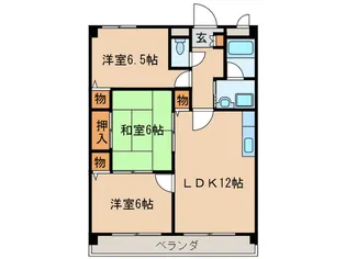 モネ水草【2階】の間取り